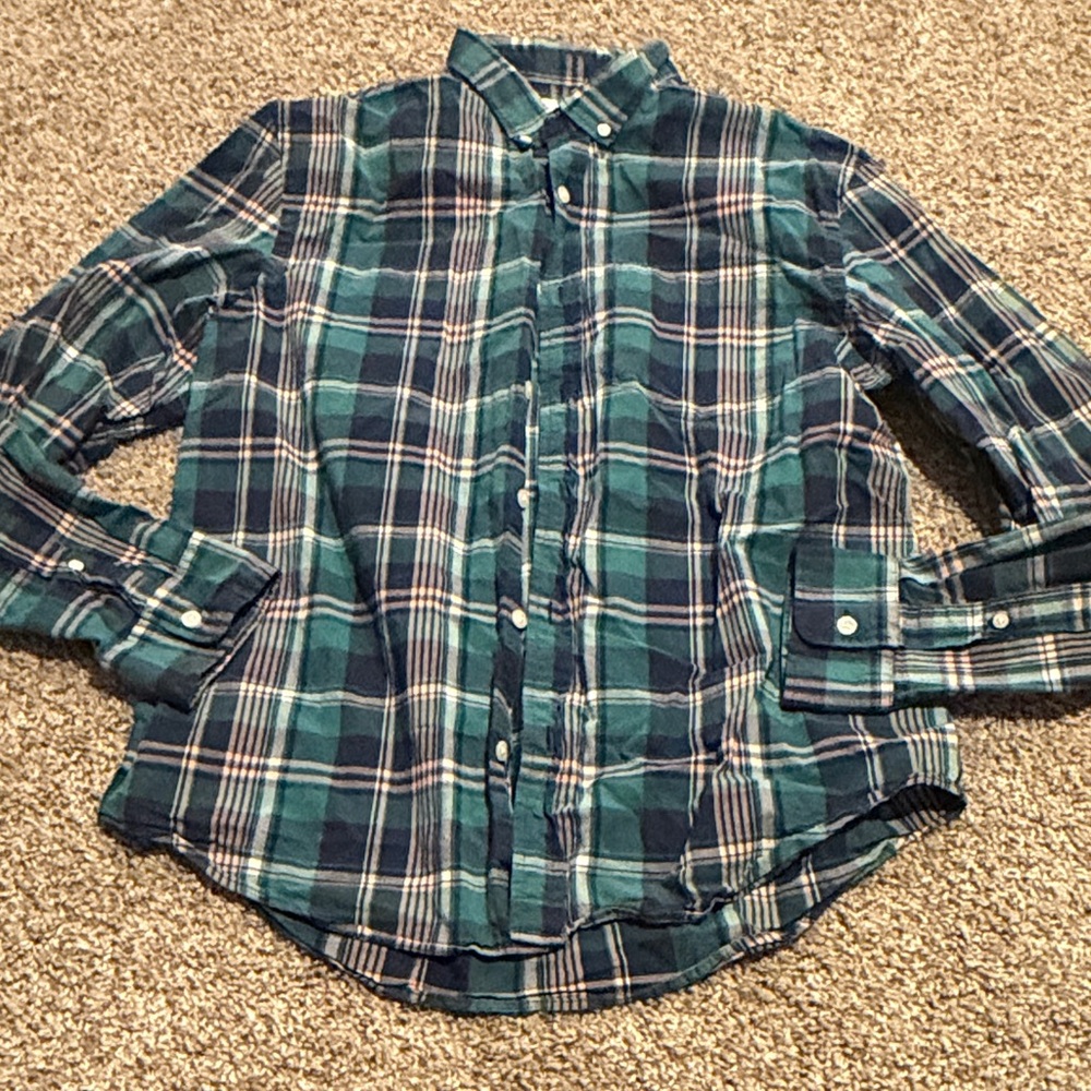 Men's Old Navy Plaid, Everyday Button-Down Shirt